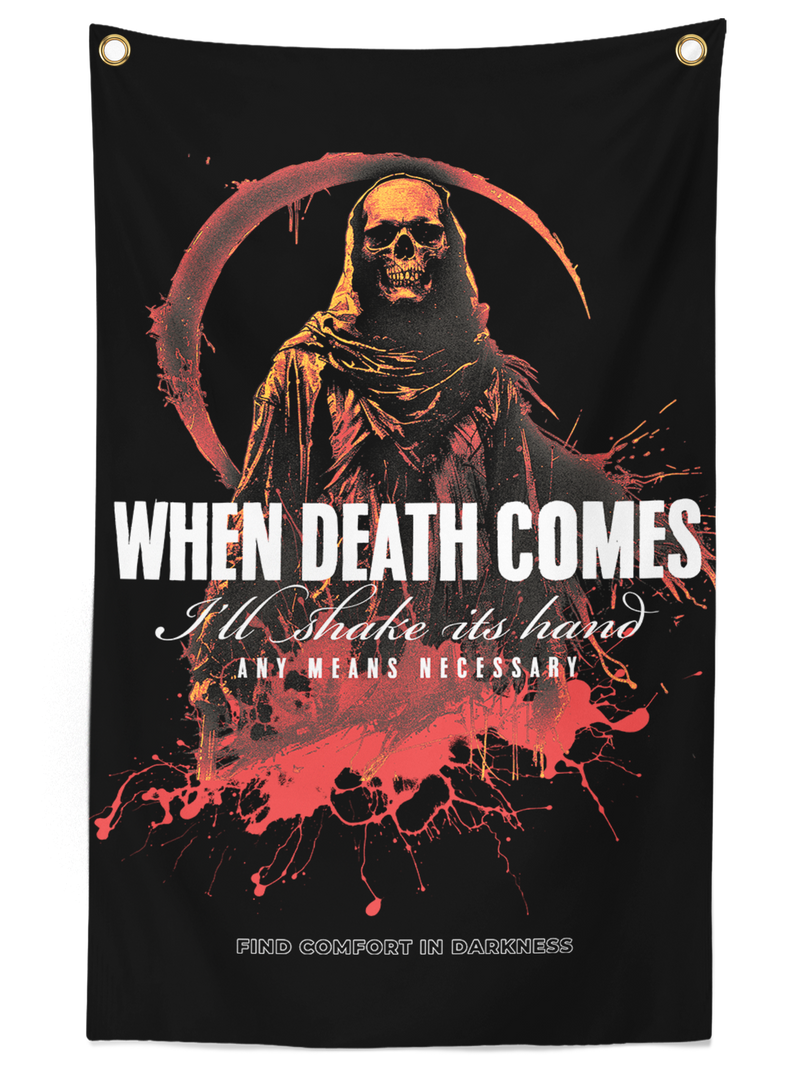When Death Comes Banner