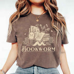 Bookworm Comfort Colors Shirt - Book Lover Tee - 1