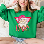 Def Jolly Santa Retro Christmas Cheery Nostalgic Holiday Pun Limited Edition Sweatshirt - 1