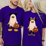 Ghost Couple Halloween Shirts | Spooky Tee | Cute Fall Matching Shirt - 2