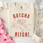 Gotcha B Valentine Sweatshirt - Funny Valentine's Day Sweater - 1