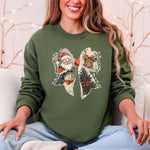It's The Most Wonderful Time Of The Year Santa Snowman Reindeer Christmas Sweatshirt - 1