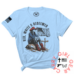 RED, WHITE & REDEEMED TEE - 3
