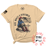 RED, WHITE & REDEEMED TEE - 2