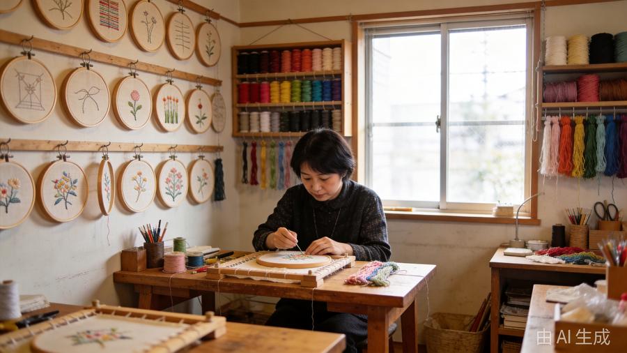 Our embroidery workshop